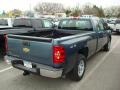 2011 Blue Granite Metallic Chevrolet Silverado 1500 Extended Cab 4x4  photo #2