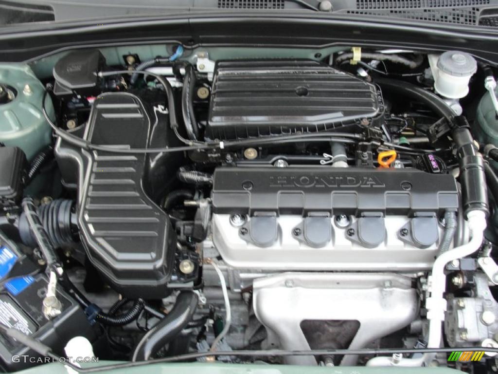2003 Honda Civic LX Sedan 1.7 Liter SOHC 16V 4 Cylinder Engine Photo #48134885