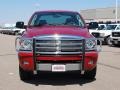 2007 Inferno Red Crystal Pearl Dodge Ram 3500 Laramie Quad Cab 4x4  photo #2
