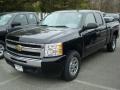 2011 Black Chevrolet Silverado 1500 LS Extended Cab 4x4  photo #1