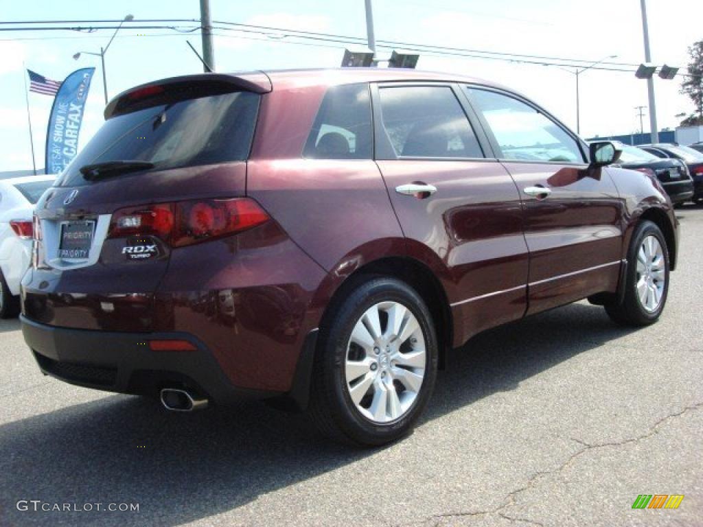 Basque Red Pearl 2010 Acura RDX Technology Exterior Photo #48135543
