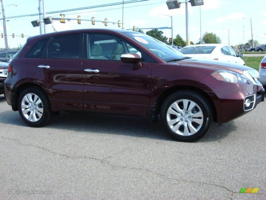 Basque Red Pearl 2010 Acura RDX Technology Exterior Photo #48135588