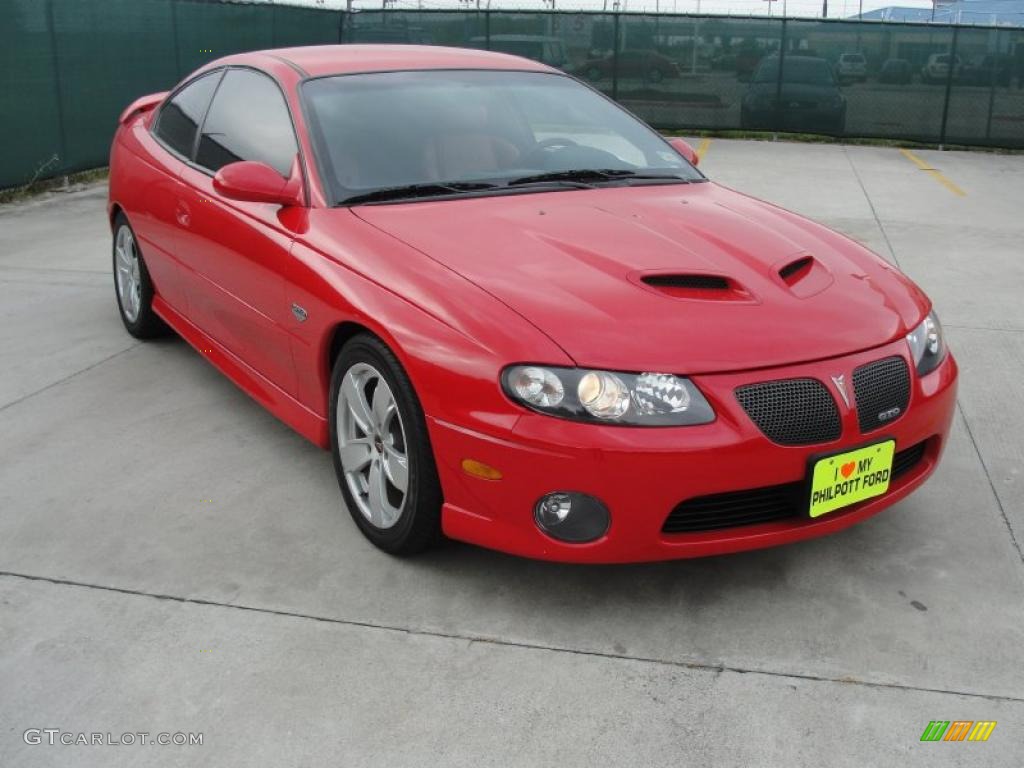 2006 GTO Coupe - Torrid Red / Red photo #1
