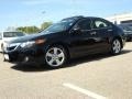 Crystal Black Pearl 2009 Acura TSX Sedan Exterior