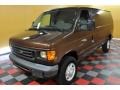 Fleet Brown Metallic 2007 Ford E Series Van E250 Commercial Exterior