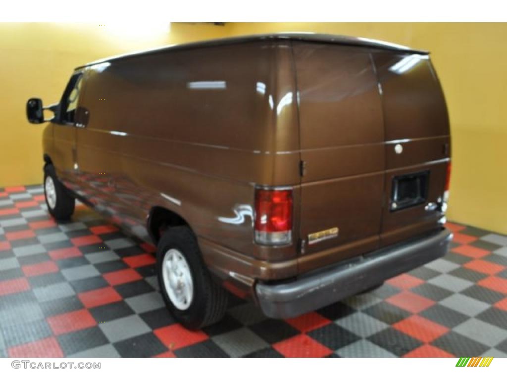 Fleet Brown Metallic 2007 Ford E Series Van E250 Commercial Exterior Photo #48136827