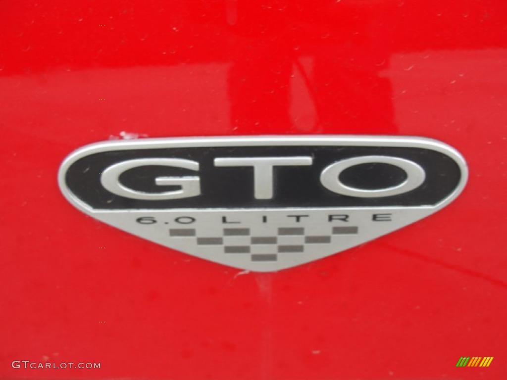 2006 Pontiac GTO Coupe Marks and Logos Photo #48136920