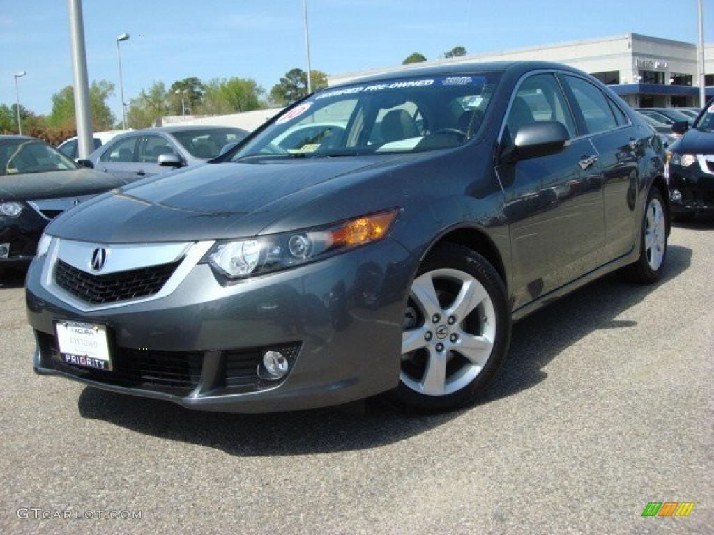 2010 TSX Sedan - Polished Metal Metallic / Taupe photo #1