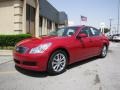 2008 Garnet Ember Red Infiniti G 35 Journey Sedan  photo #3