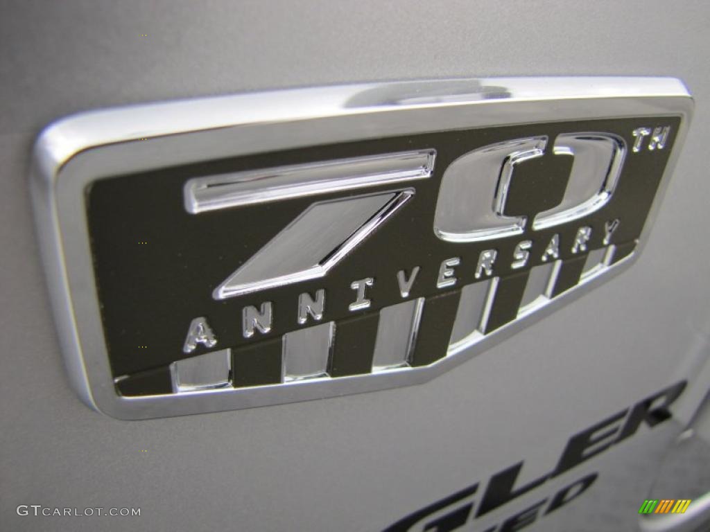 2011 Jeep Wrangler Unlimited Sahara 70th Anniversary 4x4 Marks and Logos Photo #48138288