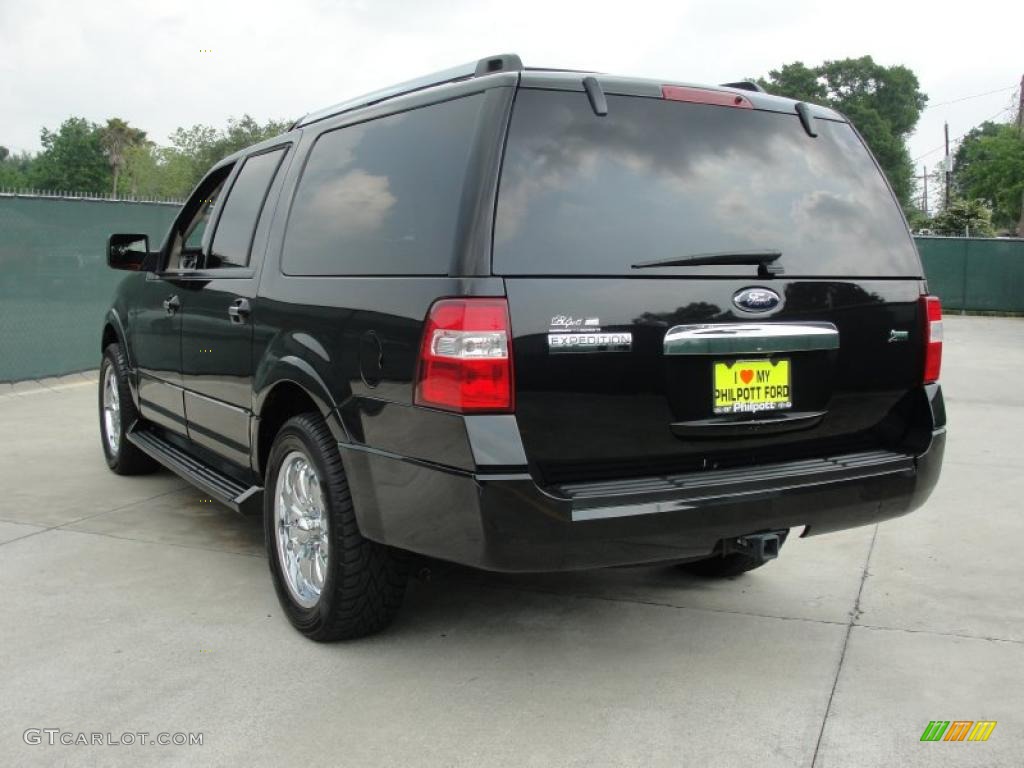 2010 Expedition EL Limited 4x4 - Tuxedo Black / Stone photo #5