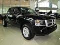 2011 Brilliant Black Crystal Pearl Dodge Dakota Big Horn Crew Cab  photo #2