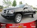 2011 Brilliant Black Crystal Pearl Dodge Dakota Big Horn Crew Cab  photo #1