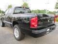 2011 Brilliant Black Crystal Pearl Dodge Dakota Big Horn Crew Cab  photo #2