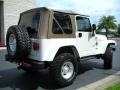 Stone White 2001 Jeep Wrangler Sahara 4x4 Exterior