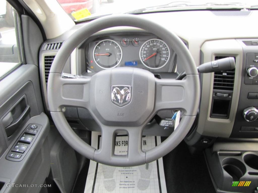 2011 Ram 1500 ST Crew Cab - Mineral Gray Metallic / Dark Slate Gray/Medium Graystone photo #11