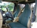 Camel/Dark Green 2001 Jeep Wrangler Sahara 4x4 Interior Color