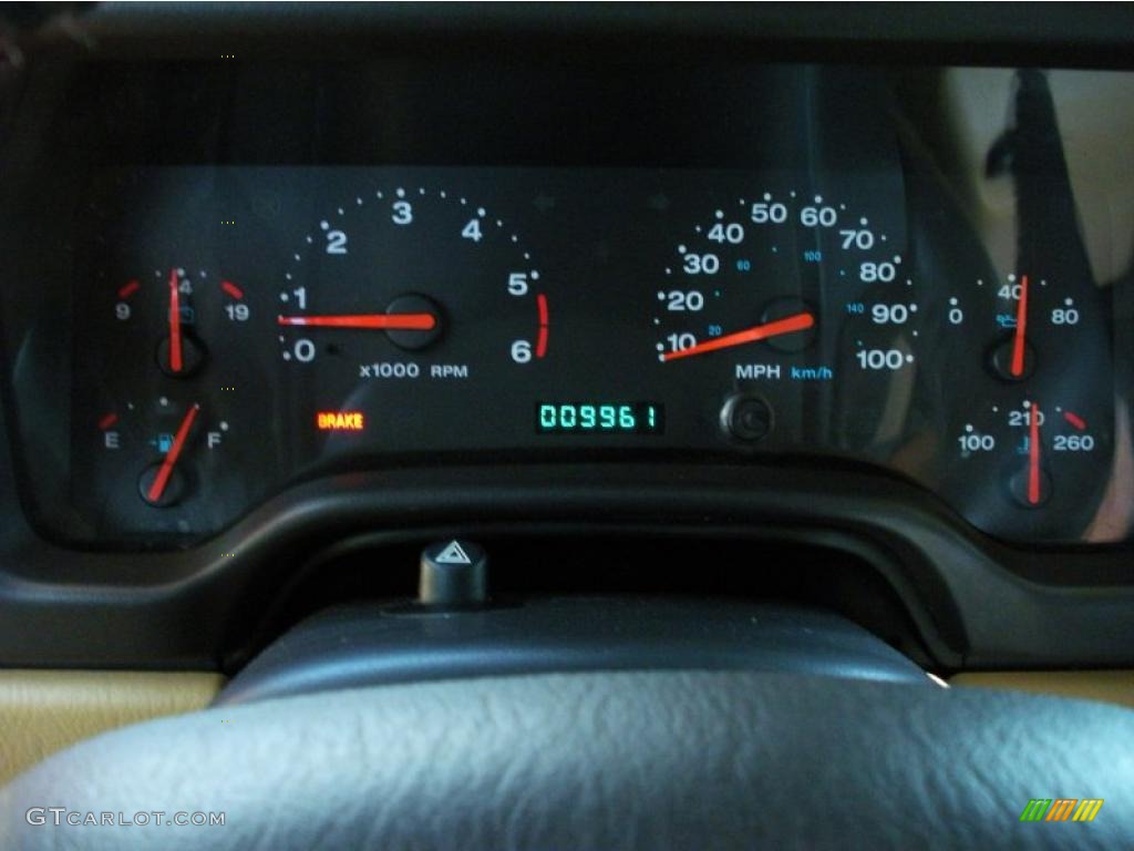 2001 Jeep Wrangler Sahara 4x4 Gauges Photo #48140493