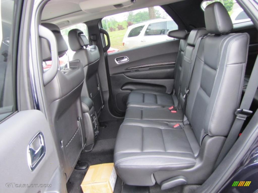 Black Interior 2011 Dodge Durango Citadel Photo #48141021
