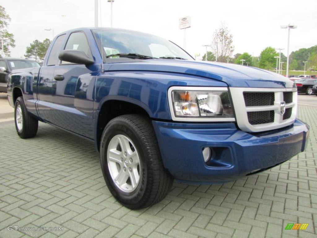 Deep Water Blue Pearl Coat 2010 Dodge Dakota Big Horn Extended Cab Exterior Photo #48141249