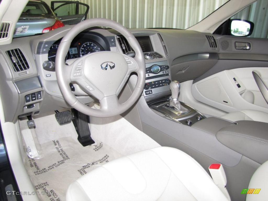 Stone Interior 2010 Infiniti G 37 Coupe Photo #48141342