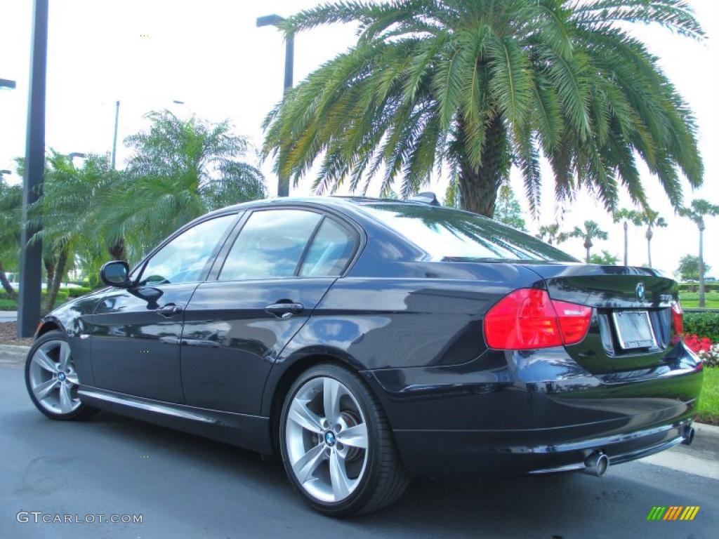 2009 3 Series 335i Sedan - Monaco Blue Metallic / Saddle Brown Dakota Leather photo #8