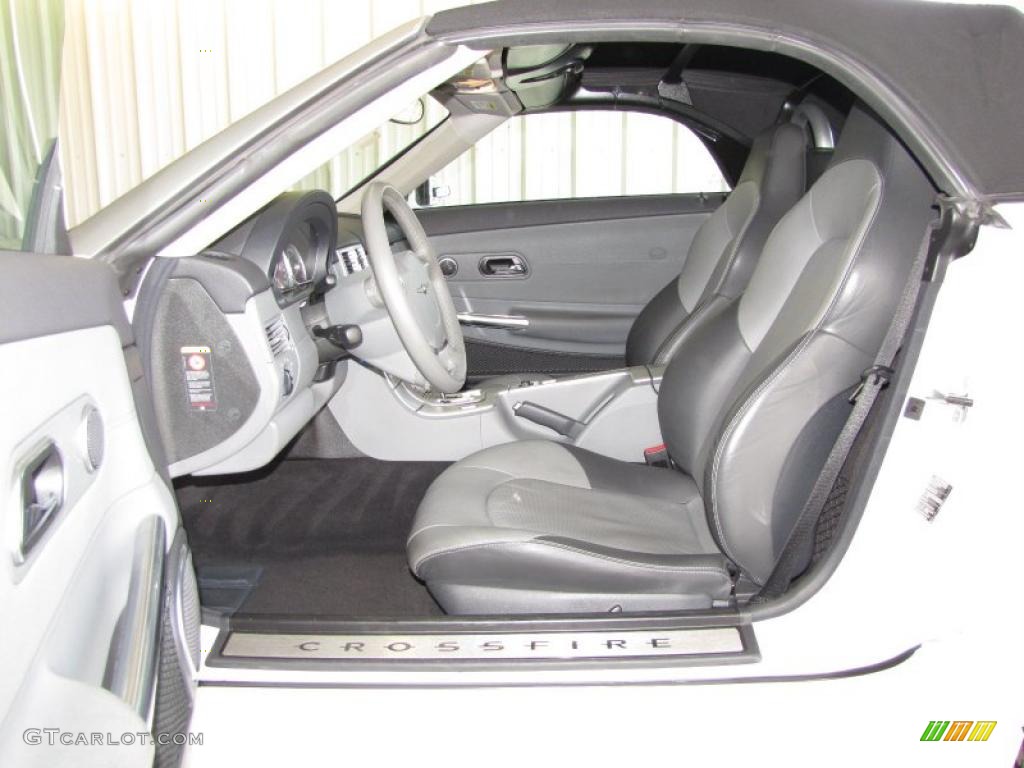 Dark Slate Grey/Medium Slate Grey Interior 2005 Chrysler Crossfire Limited Roadster Photo #48141606