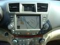2010 Toyota Highlander Sand Beige Interior Navigation Photo