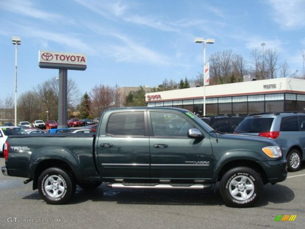 2005 Tundra SR5 TRD Double Cab 4x4 - Timberland Green Mica / Light Charcoal photo #1