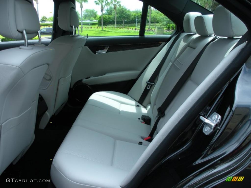 Grey/Black Interior 2010 Mercedes-Benz C 350 Sport Photo #48142086