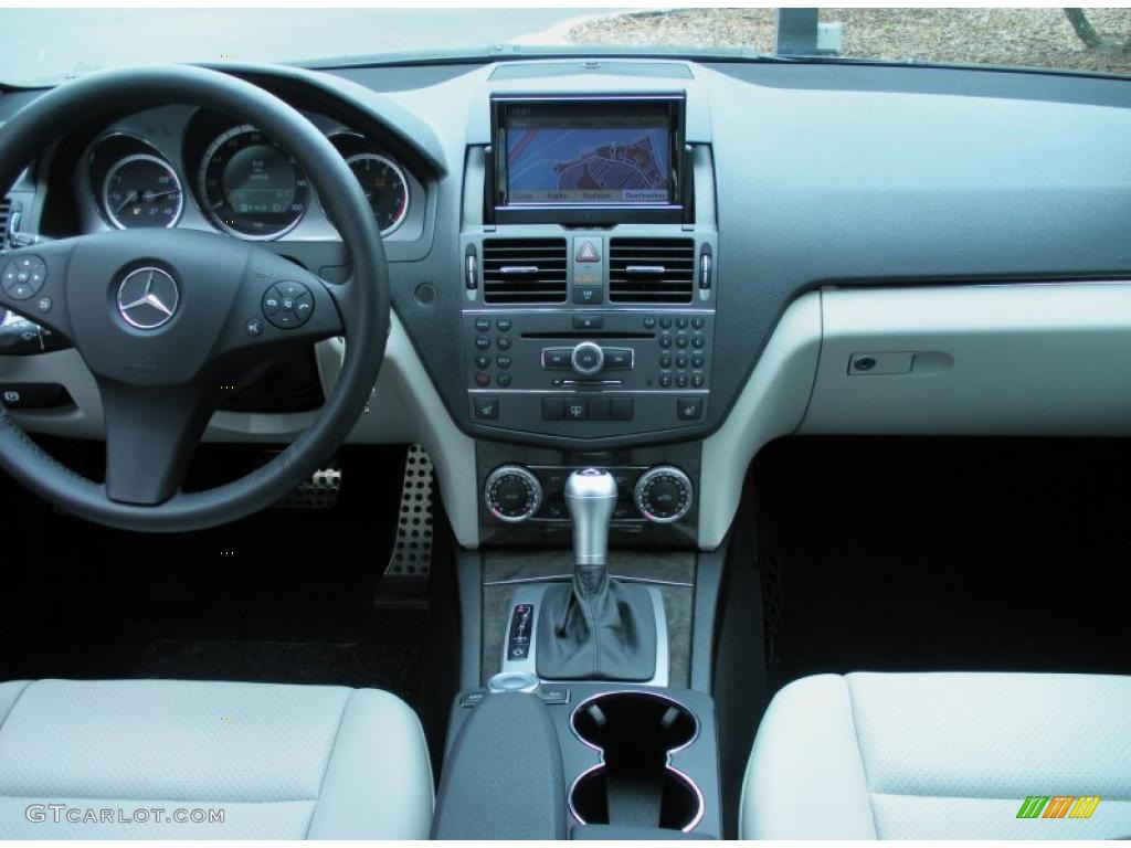 2010 Mercedes-Benz C 350 Sport Grey/Black Dashboard Photo #48142164
