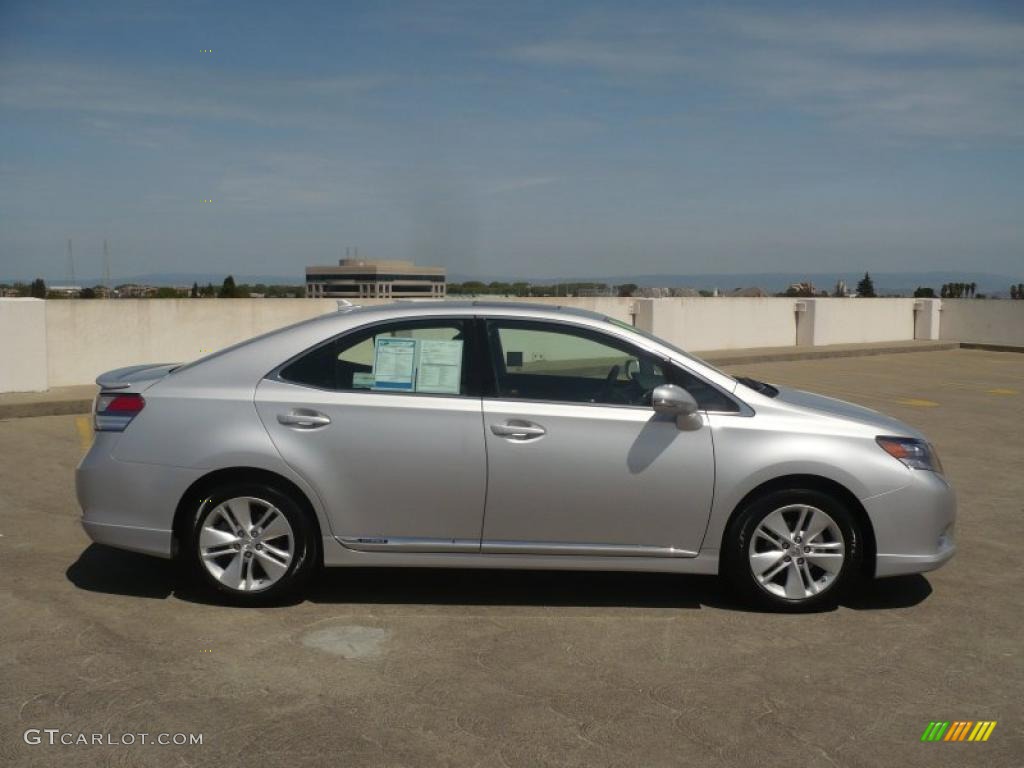 Tungsten Silver Pearl 2010 Lexus HS 250h Hybrid Premium Exterior Photo #48142401