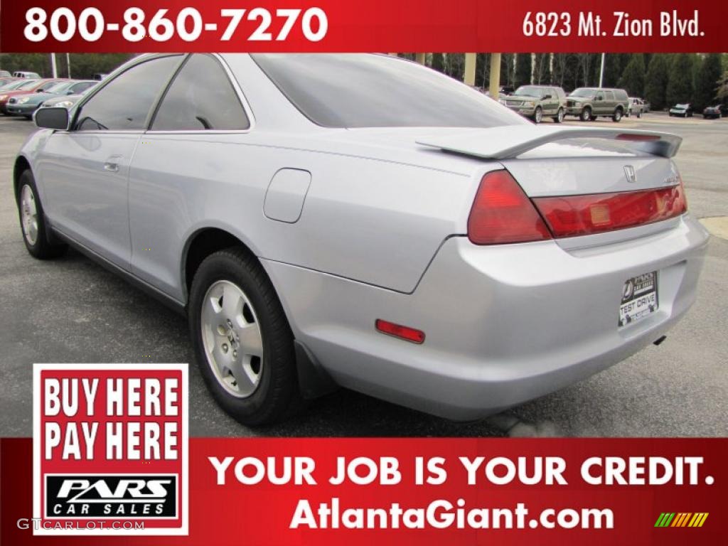 1998 Accord LX V6 Coupe - Regent Silver Pearl / Charcoal photo #2