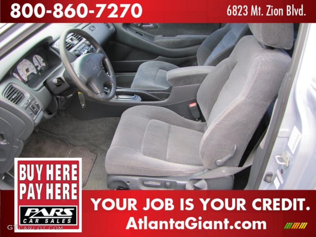 1998 Accord LX V6 Coupe - Regent Silver Pearl / Charcoal photo #5