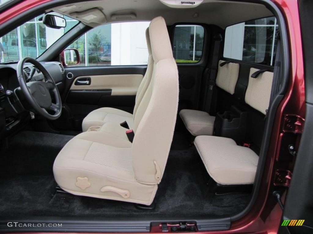 Light Tan Interior 2010 GMC Canyon SLE Extended Cab 4x4 Photo #48143076