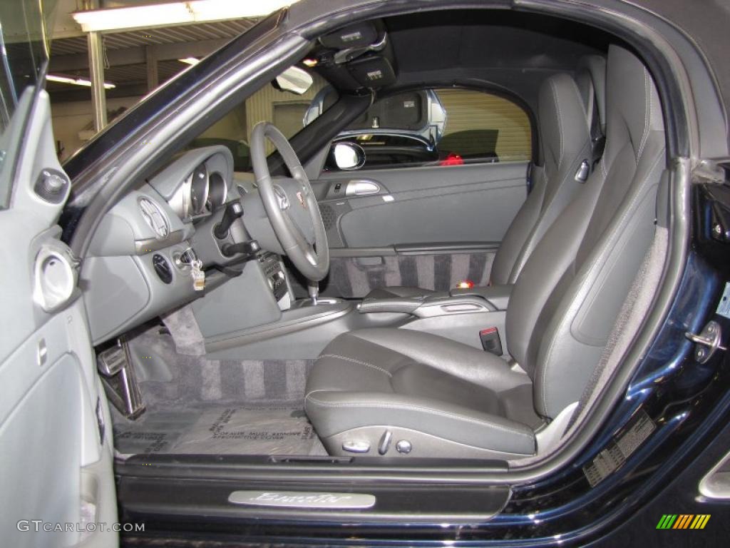 Black Interior 2005 Porsche Boxster Standard Boxster Model Photo #48143133