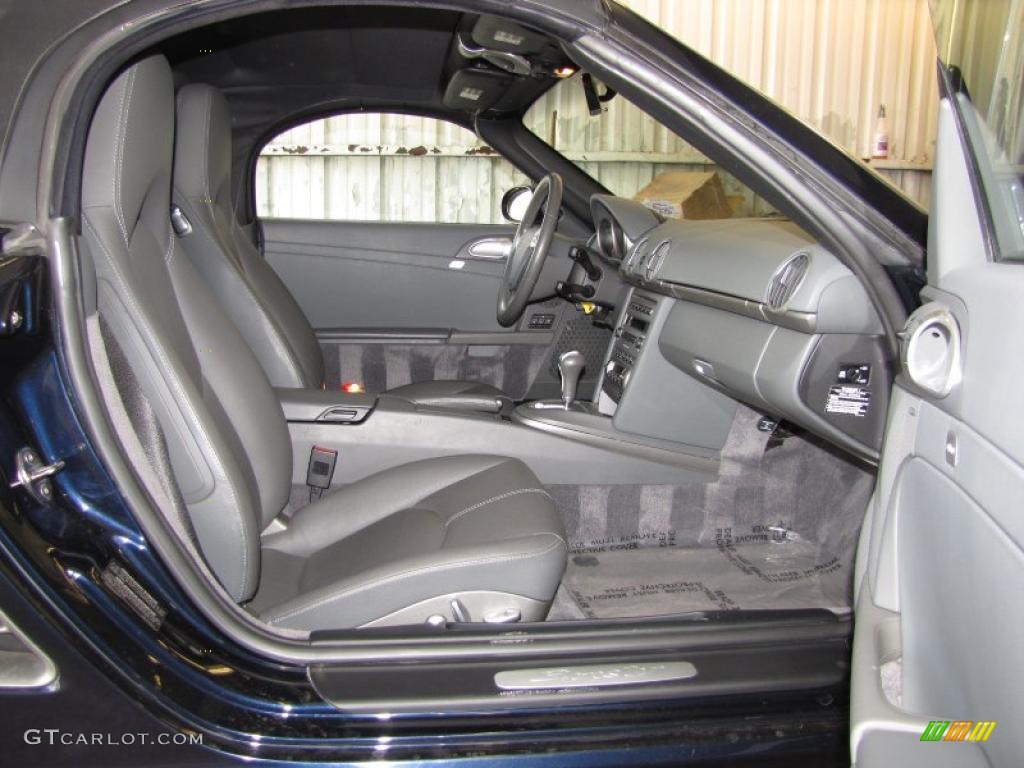 Black Interior 2005 Porsche Boxster Standard Boxster Model Photo #48143151
