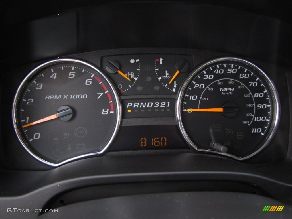 2010 GMC Canyon SLE Extended Cab 4x4 Gauges Photo #48143205