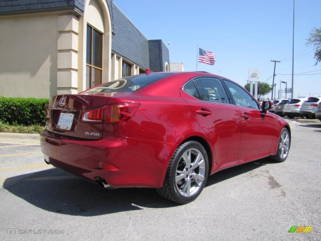 Matador Red Mica 2009 Lexus IS 250 Exterior Photo #48143400