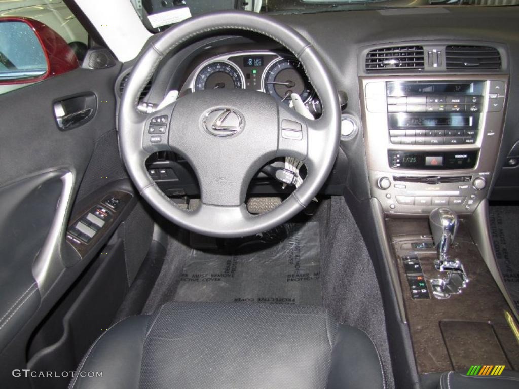 2009 Lexus IS 250 Black Dashboard Photo #48143517