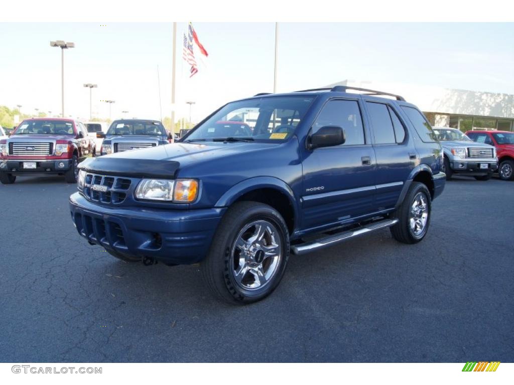 Clipper Blue Metallic 2002 Isuzu Rodeo LS 4WD Exterior Photo #48143844