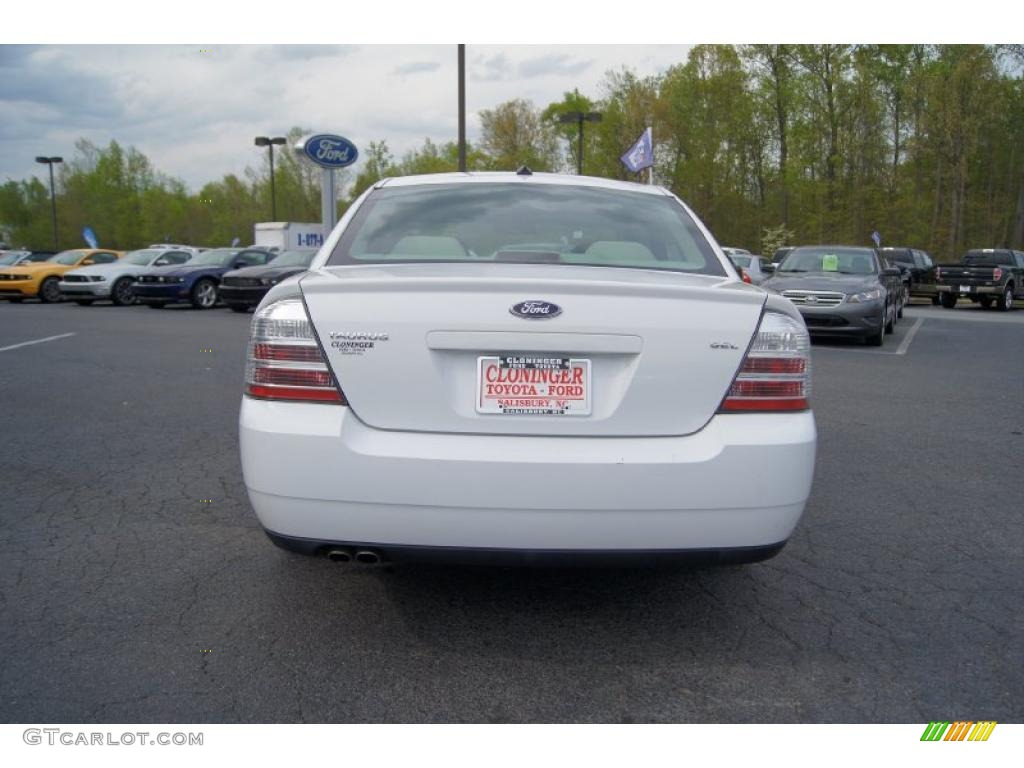 2008 Taurus SEL - Oxford White / Camel photo #4