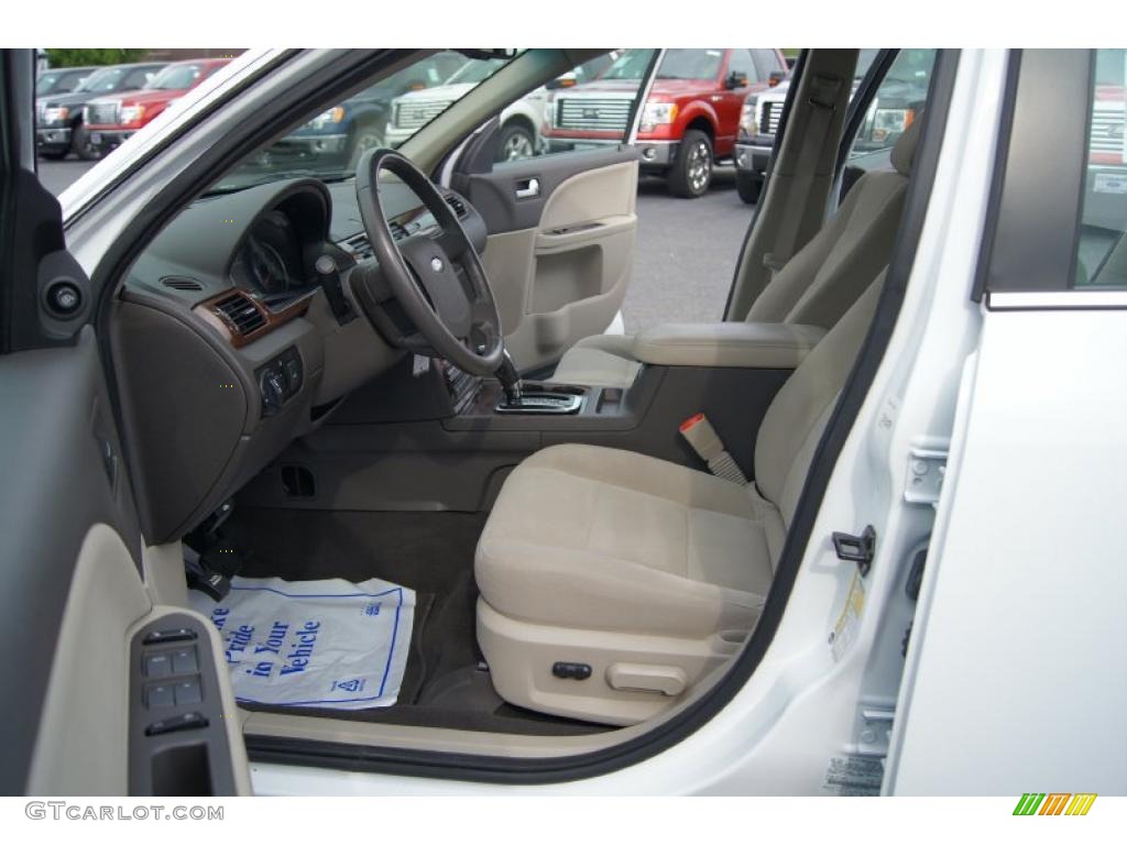 2008 Taurus SEL - Oxford White / Camel photo #8