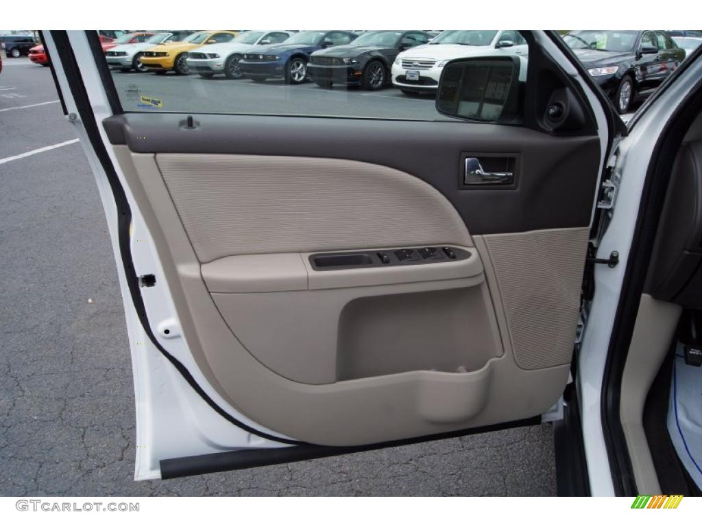 2008 Taurus SEL - Oxford White / Camel photo #23