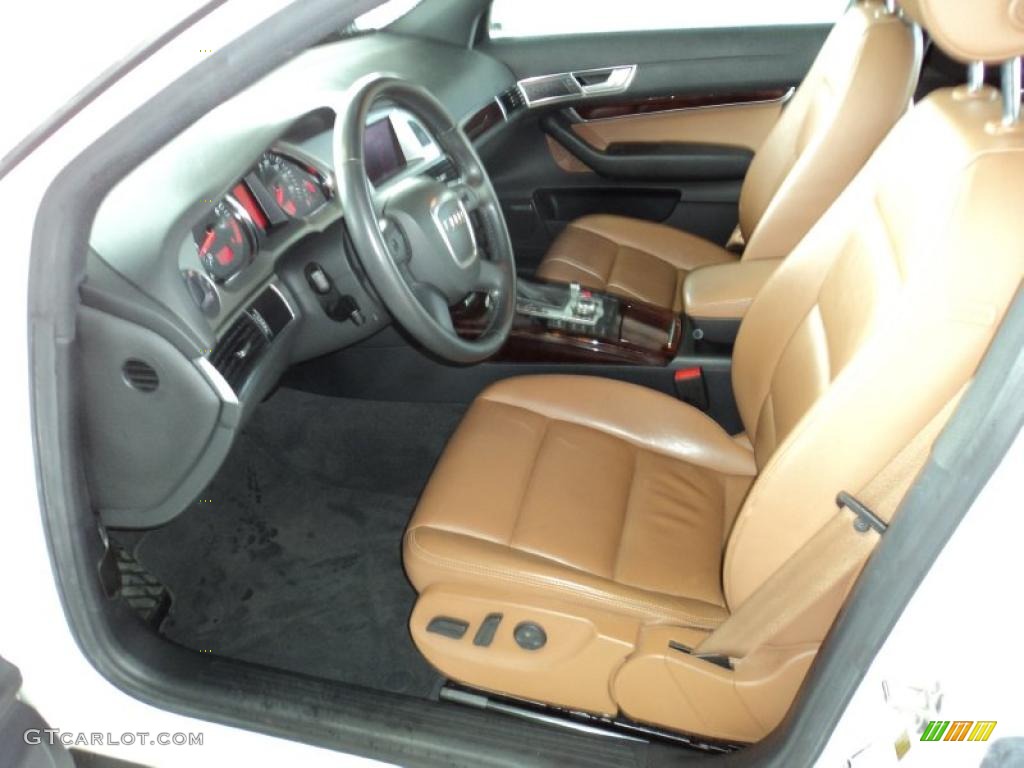 Amaretto Interior 2008 Audi A6 3.2 Sedan Photo #48145512