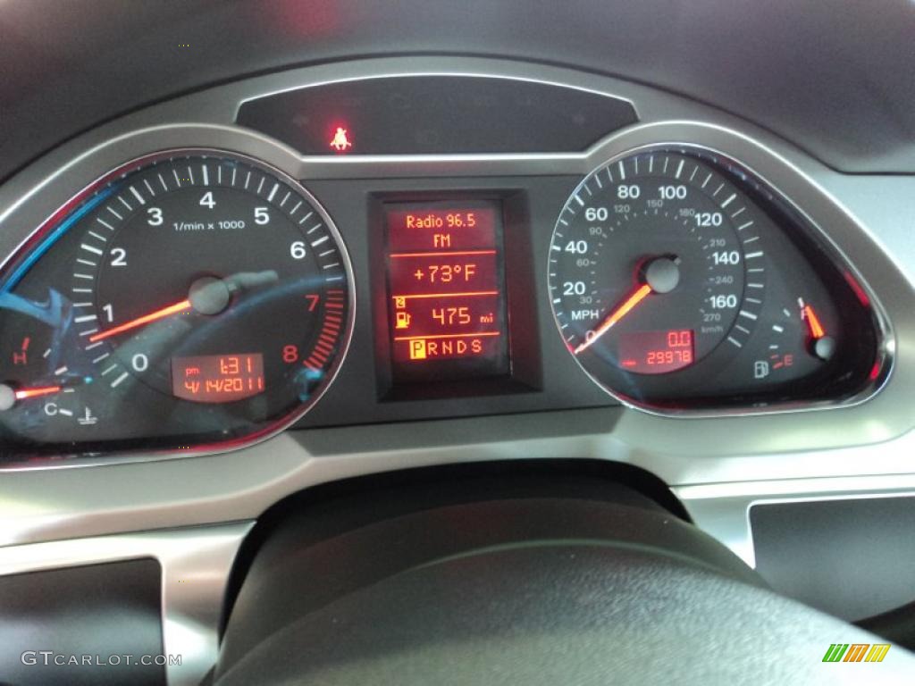 2008 Audi A6 3.2 Sedan Gauges Photo #48145674