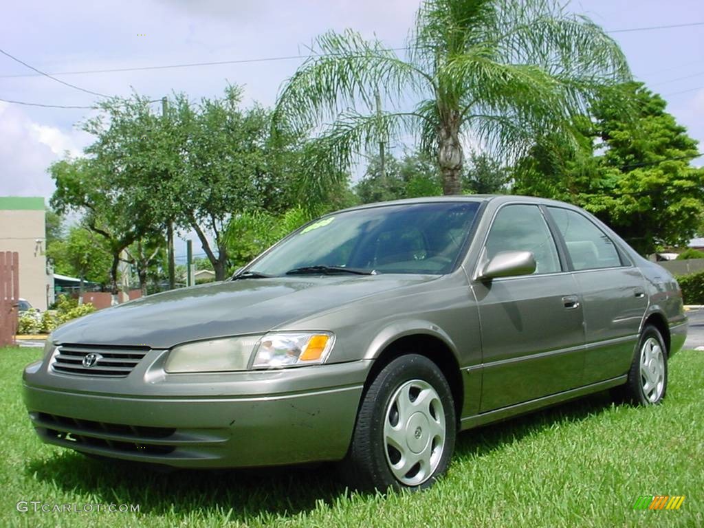 1998 Camry LE V6 - Antique Sage Pearl / Gray photo #1