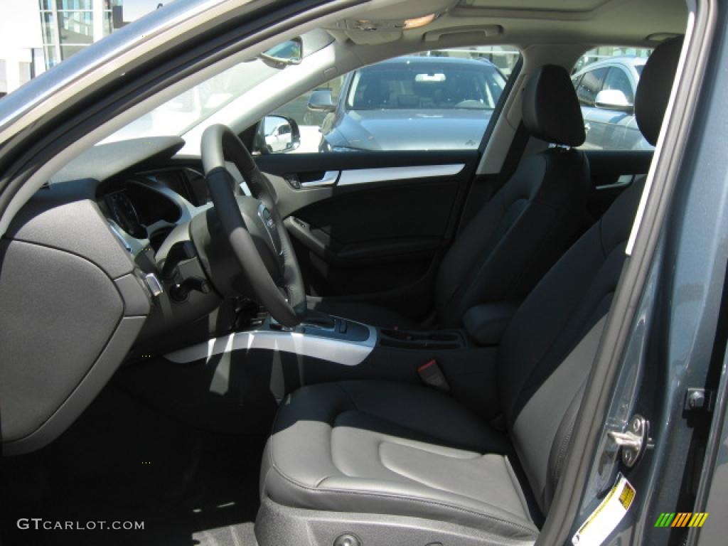 2011 A4 2.0T quattro Sedan - Meteor Grey Pearl / Black photo #5