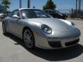 Arctic Silver Metallic 2011 Porsche 911 Carrera 4S Coupe