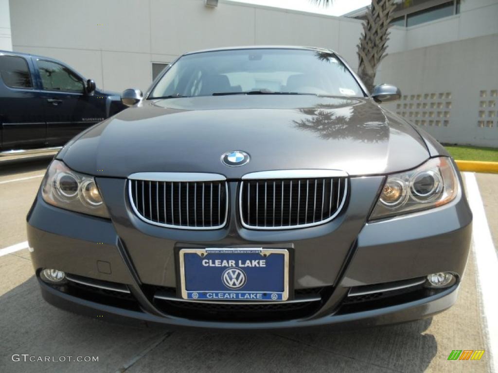 2008 3 Series 335i Sedan - Sparkling Graphite Metallic / Gray photo #2